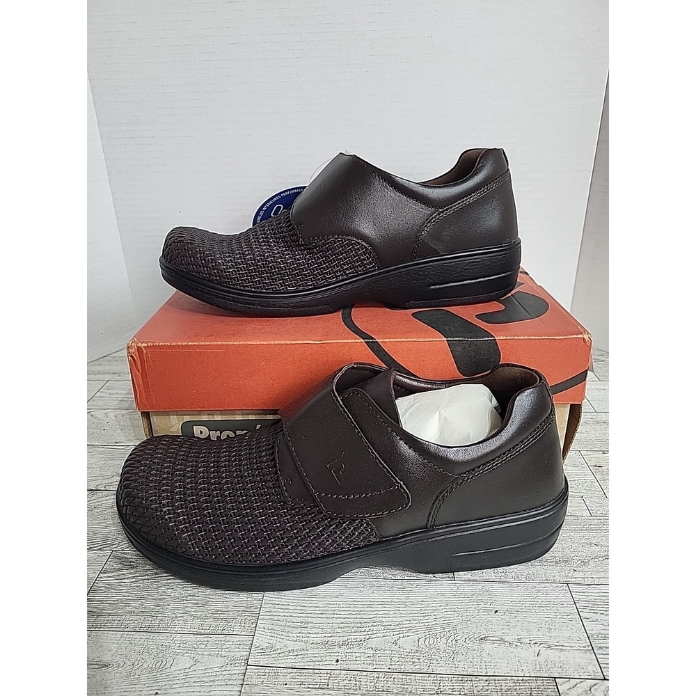 NEW Propet Olivia Ortholite Slip On Womens‎ 10 M Brown  Casual WPRX25BROM